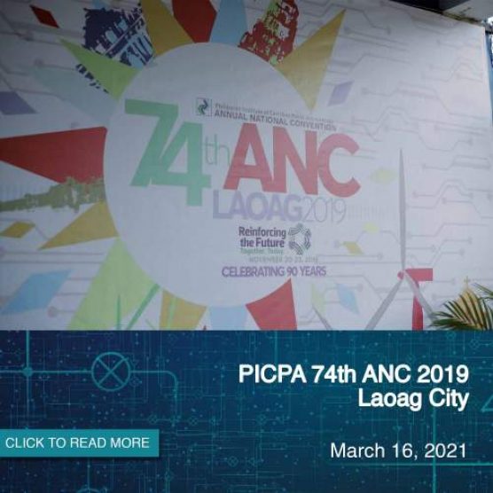 Philippine Institute of Certified Public Accountants (PICPA) | 74th ANC 2019 Laoag City