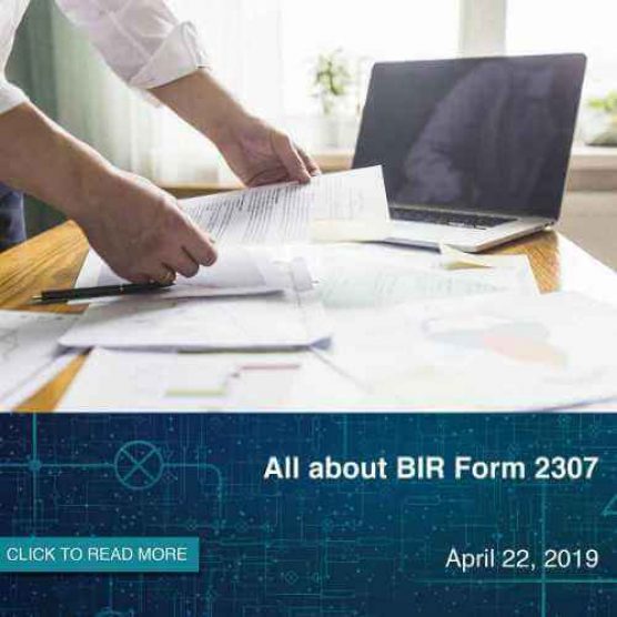 All About BIR Form 2307