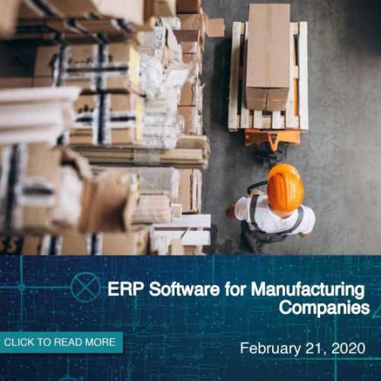 ERP Software for Manufacturing Companies
