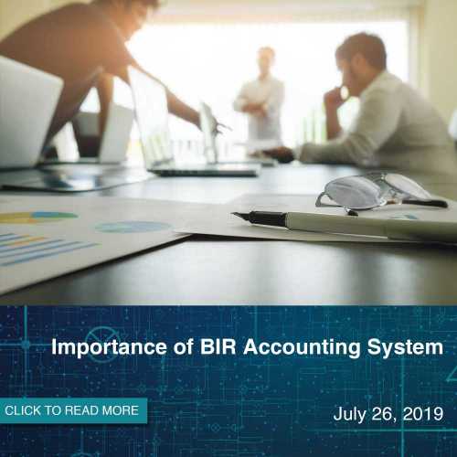 Importance of BIR Accounting System