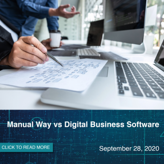 Manual Way vs Digital Business Software