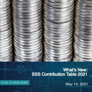 What’s New: SSS Contribution Table 2021