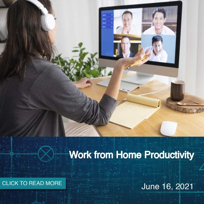 WORK FROM HOME PRODUCTIVITY