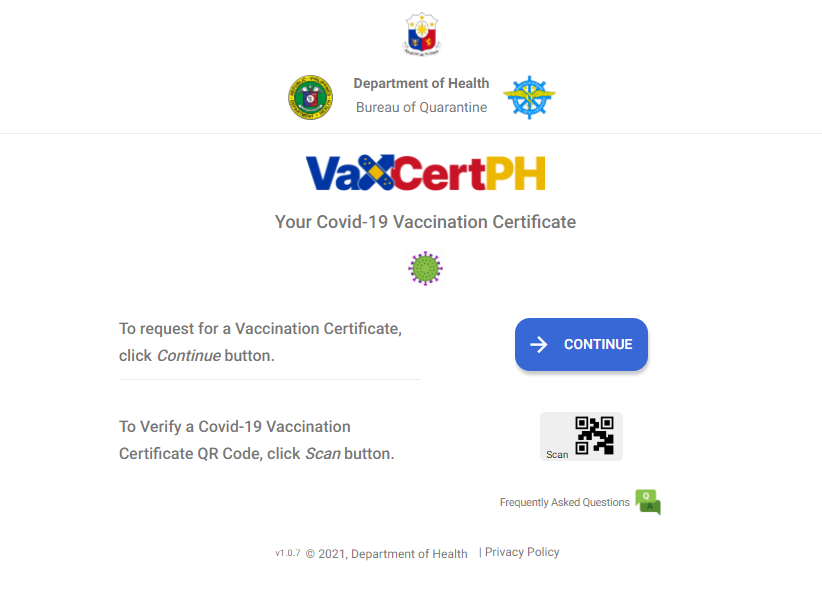 vaccine certificates philippines