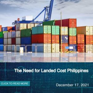 The Need for Landed Cost Philippines