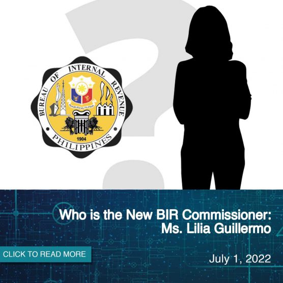 Who is the New BIR Commissioner: Ms. Lilia Guillermo