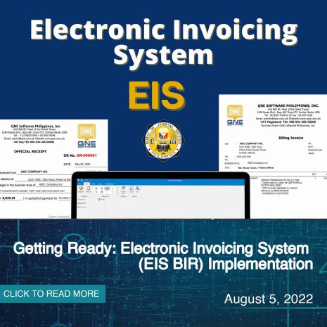 Getting Ready: Electronic Invoicing System (EIS BIR) Implementation