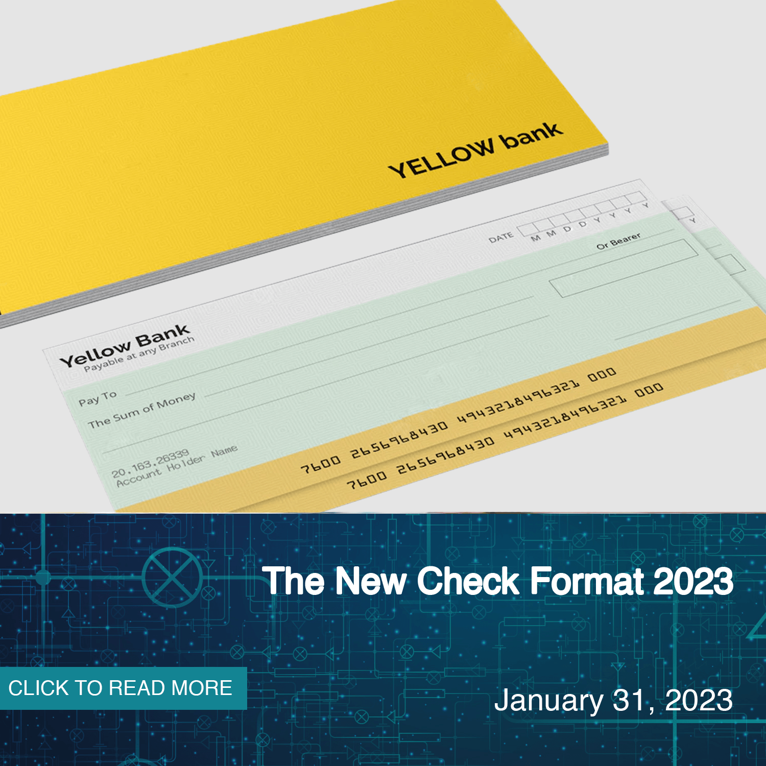 The New Check Format 2023