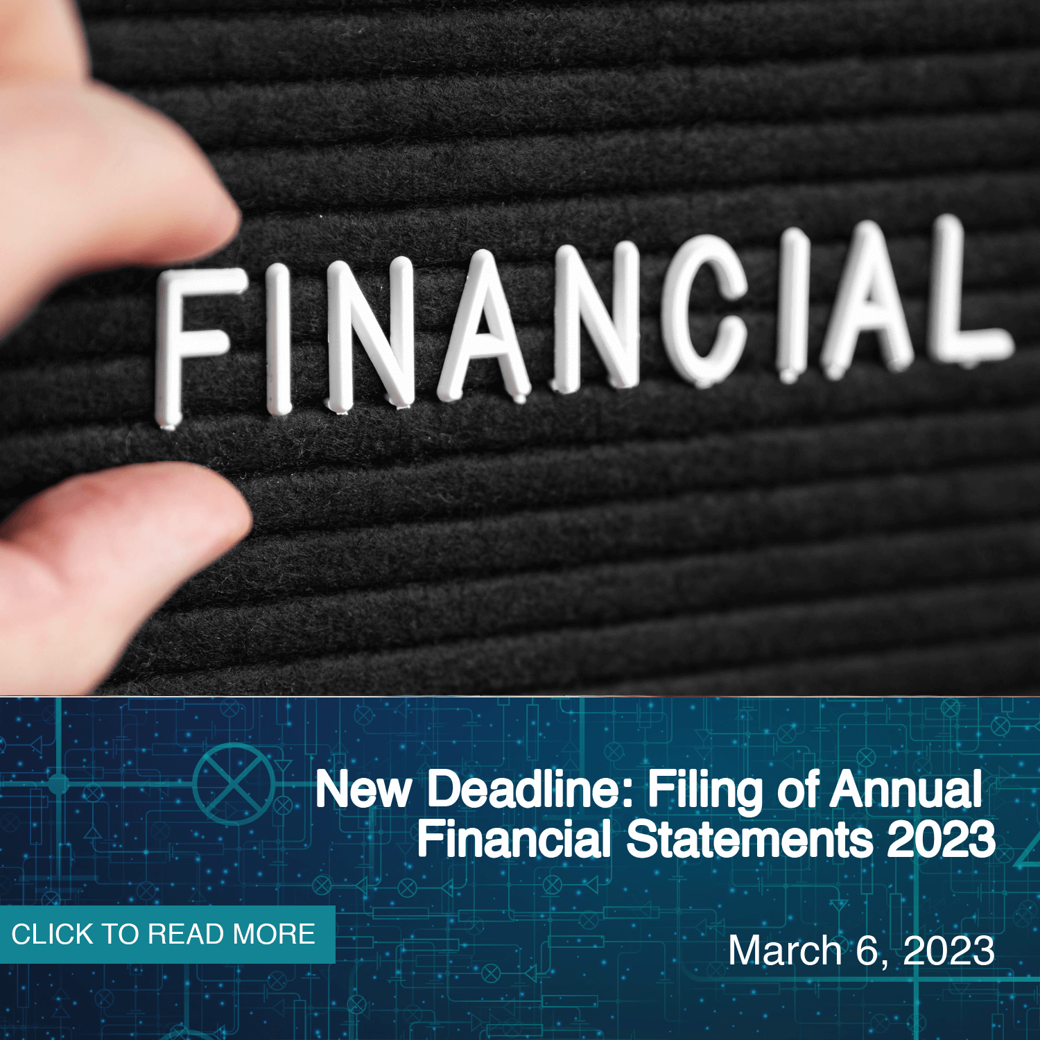 New Deadline: Filing of Annual Financial Statements 2023