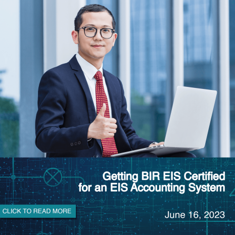 Getting BIR EIS Certified for an EIS Accounting System