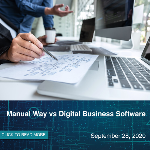 Thumbnail - Manual Way vs Digital Business Software